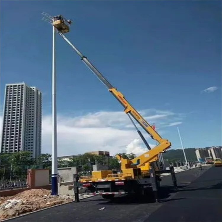 元门乡维修路灯的曲臂升降车出租